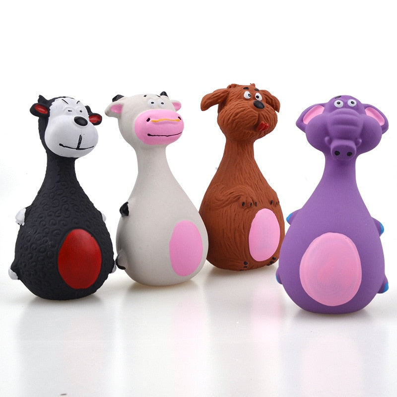 Playful Squeaky Animal Interactive Toy