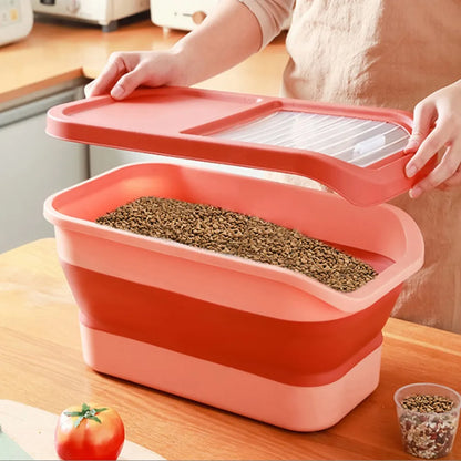 Beautiful Collapsible Pet Food Container