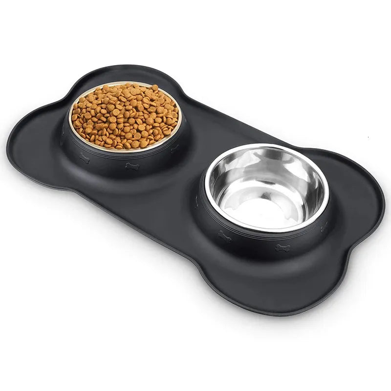 Antislip Double Feed Bowl