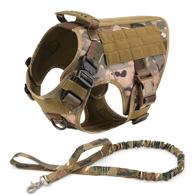 Military Tactical Dog Harness Set