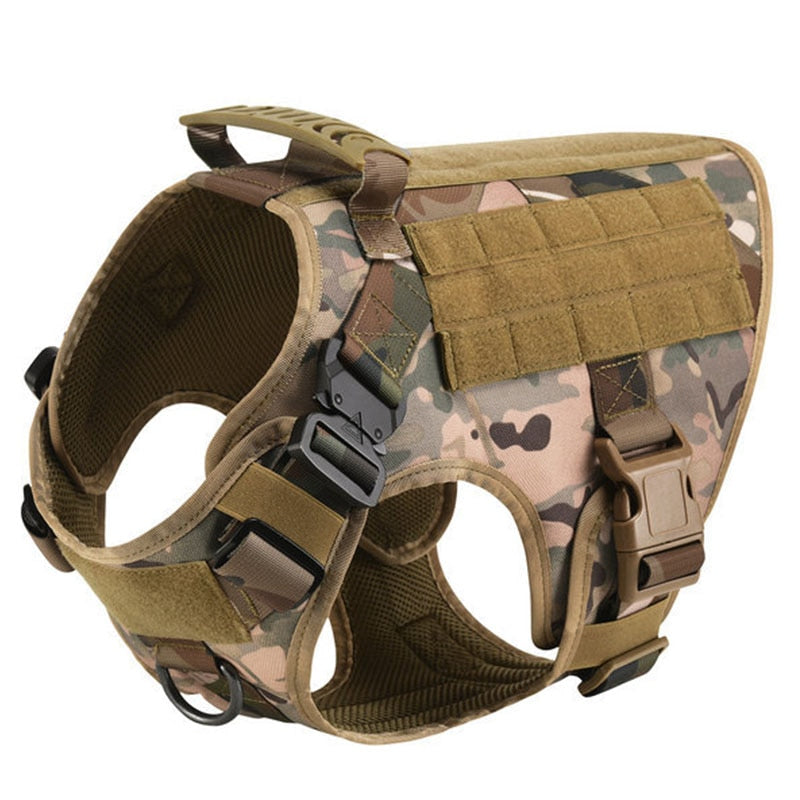 Military Tactical Dog Harness Set