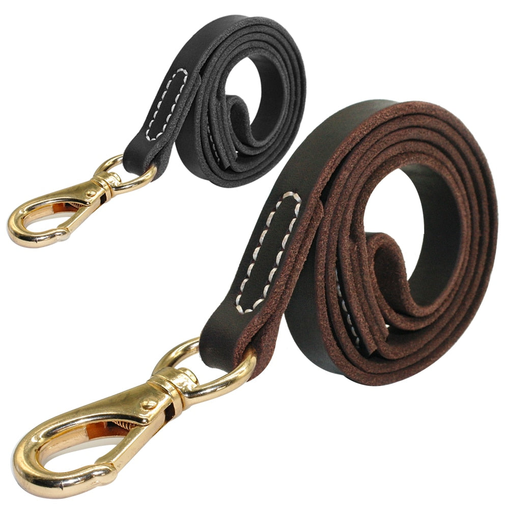 Genuine Leather Dog Leash