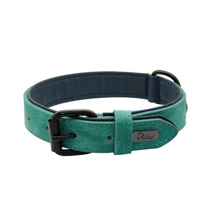 Leather Padded Adjustable Dog Collar