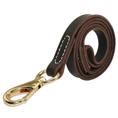 Genuine Leather Dog Leash