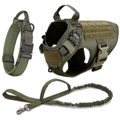 Military Tactical Dog Harness Set