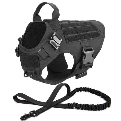 Military Tactical Dog Harness Set