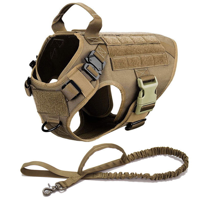 Military Tactical Dog Harness Set