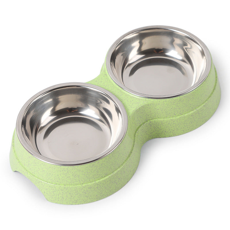 Double Stainless Steel Pet Feeding Bowls