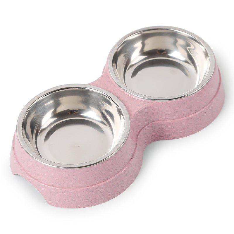 Double Stainless Steel Pet Feeding Bowls